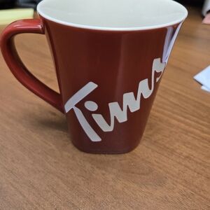 Tim Hortons Limited Edition 2013 Coffee Mug - Large Maroon Taper